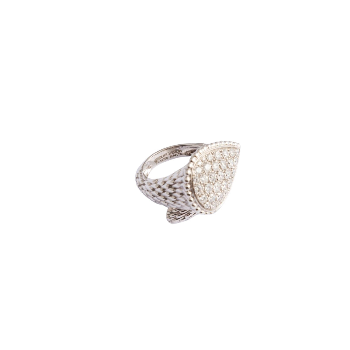 Bague "Serpent Bohême" BOUCHERON or gris et diamants - Castafiore