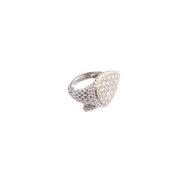 Bague "Serpent Bohême" BOUCHERON or gris et diamants - Castafiore