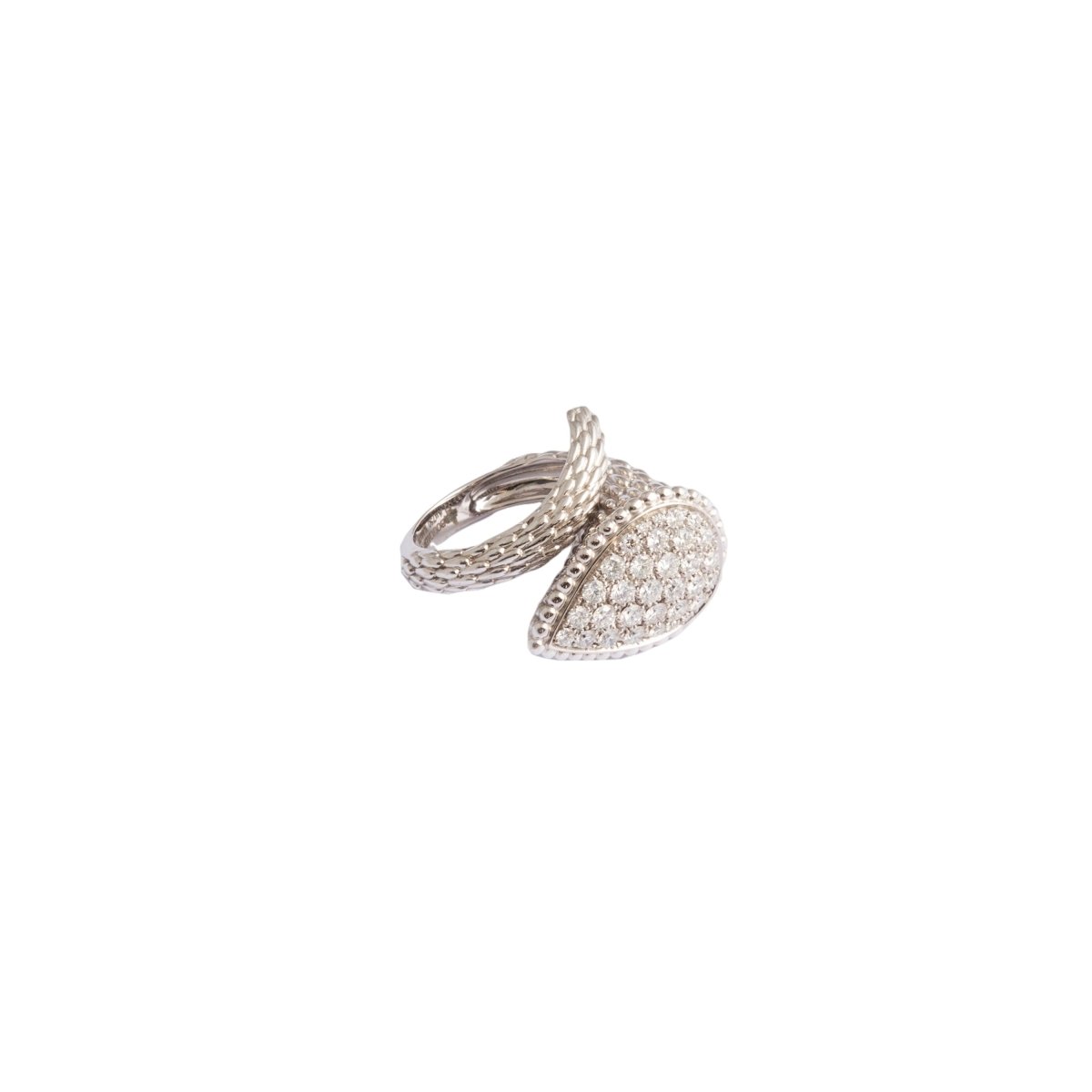 Bague "Serpent Bohême" BOUCHERON or gris et diamants - Castafiore