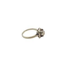 Bague Solitaire Art déco en platine et diamant - Castafiore