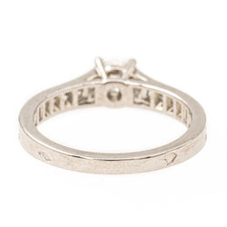 Bague Solitaire CARTIER 1895 en platine et diamant - Castafiore