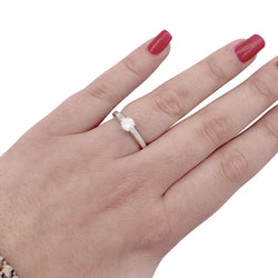 Bague Solitaire CARTIER "Déclaration" en platine et diamant - Castafiore