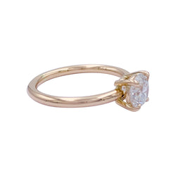 Bague solitaire en or blanc, diamant 1 carat - Castafiore