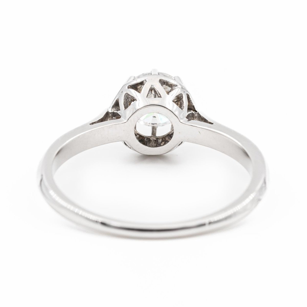Bague Solitaire en or blanc et diamant - Castafiore