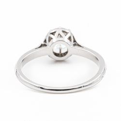 Bague Solitaire en or blanc et diamant - Castafiore