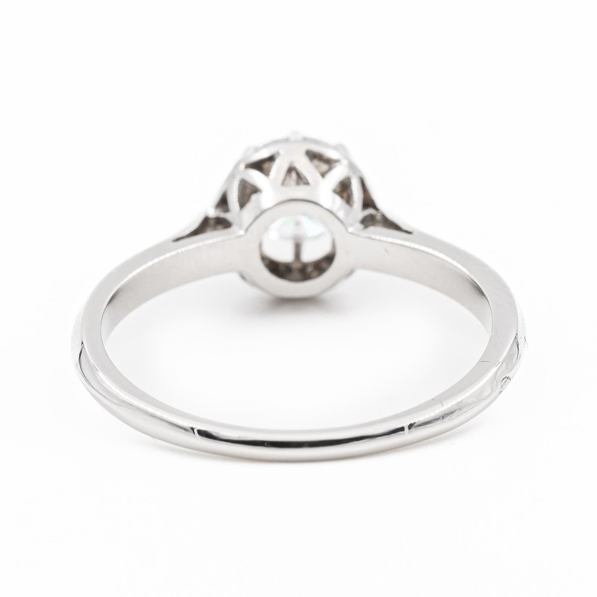 Bague Solitaire en or blanc et diamant - Castafiore