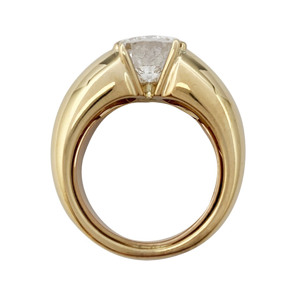 Bague solitaire MAUBOUSSIN, diamant 2,61 carats F - VS2 - Castafiore