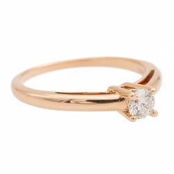 Bague Solitaire MAUBOUSSIN en or rose et diamant - Castafiore