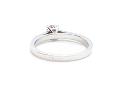 Bague Solitaire Or blanc Diamant - Castafiore