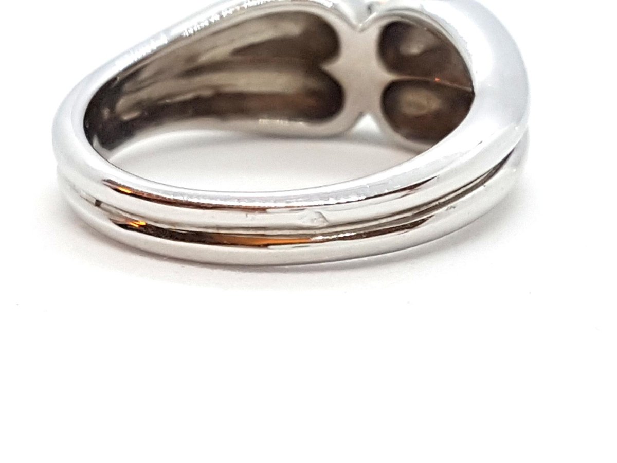Bague Solitaire Or blanc Diamant - Castafiore