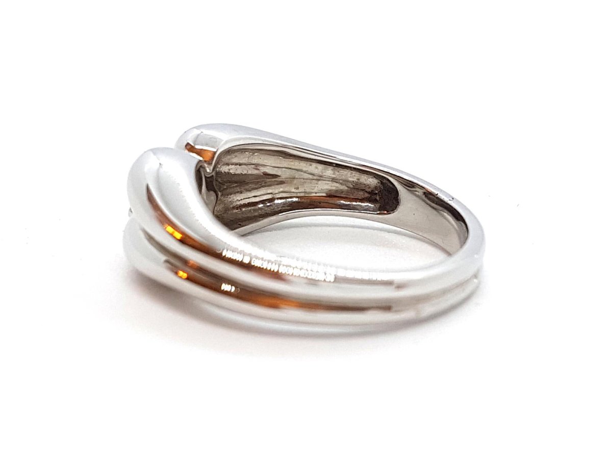 Bague Solitaire Or blanc Diamant - Castafiore