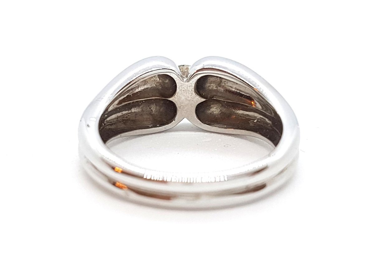 Bague Solitaire Or blanc Diamant - Castafiore