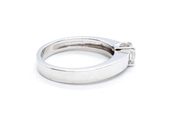 Bague Solitaire Or blanc Diamant - Castafiore