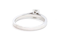Bague Solitaire Or blanc Diamant - Castafiore