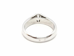 Bague Solitaire Or blanc Diamant - Castafiore