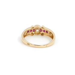 Bague Solitaire Or jaune Diamant - Castafiore
