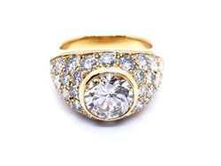 Bague Solitaire Or jaune Diamant - Castafiore