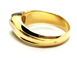 Bague Solitaire Or jaune Diamant - Castafiore