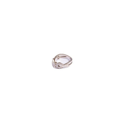 Bague Solitaire VAN CLEEF & ARPELS "Tête A Tête" en platine et diamant - Castafiore