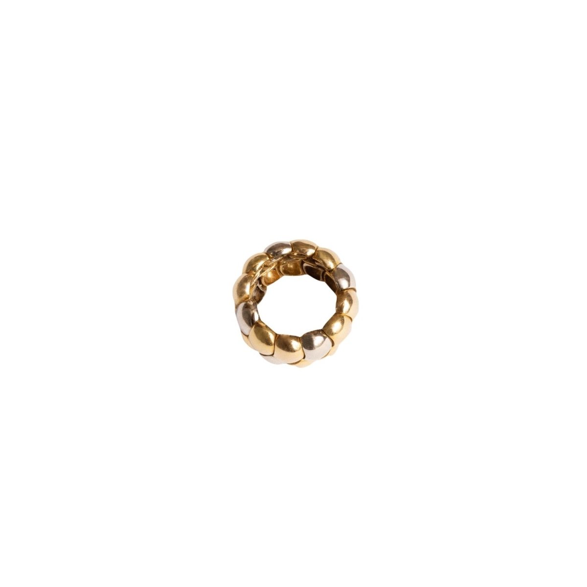 Bague Souple en or jaune, rose et blanc - Castafiore