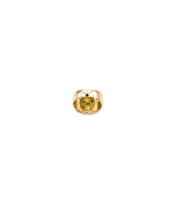 Bague Tank dôme étoilé en or jaune, diamants et saphirs - Castafiore