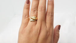 Bague Tête de cheval en or jaune et diamants - Castafiore