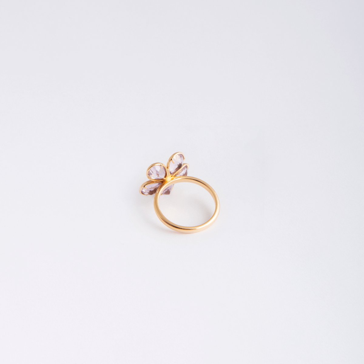Bague TIFFANY & CO., en or jaune, améthyste et diamant - Castafiore