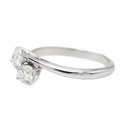 Bague Toi et Moi en or blanc et diamant - Castafiore