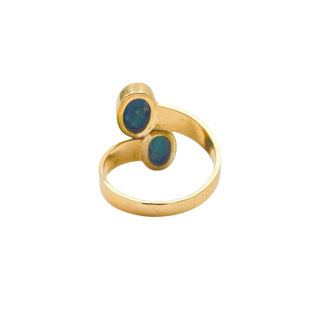 Bague Toi et Moi Saphirs Etoilés - Castafiore