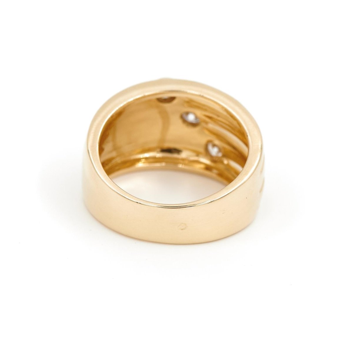 Bague Trilogie Or jaune Diamant - Castafiore