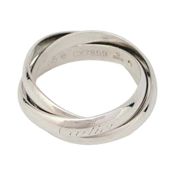 Bague "Trinity" CARTIER or blanc, moyen modèle - Castafiore