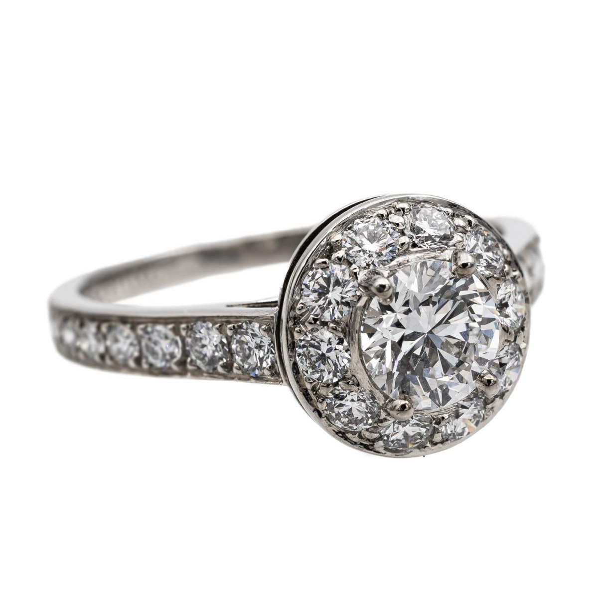 Bague VAN CLEEF & ARPELS en platine et diamants - Castafiore