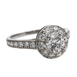 Bague VAN CLEEF & ARPELS en platine et diamants - Castafiore