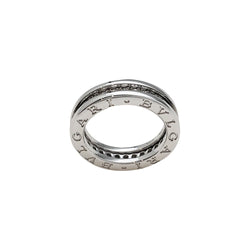 Bague"B.Zero1" BULGARI, or blanc et diamants - Castafiore