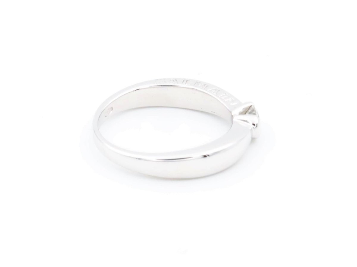 Balmain Bague Solitaire Or blanc Diamant - Castafiore