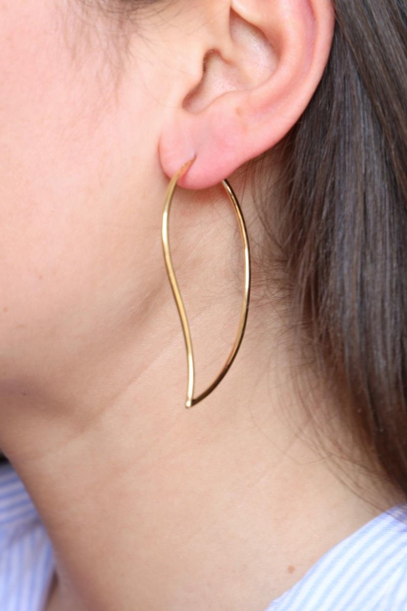 Boucles d'oreilles Créoles Or jaune - Castafiore