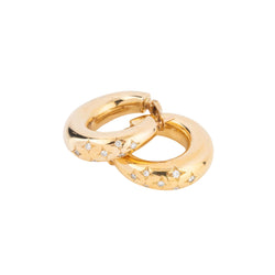 Boucles d'oreilles de la Maison Chaumet sur or jaune - Castafiore