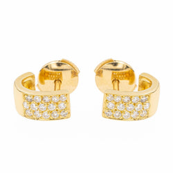 Boucles d'oreilles Or jaune Diamant - Castafiore