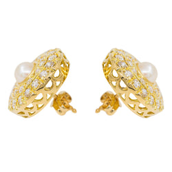 Boucles d'oreilles Or jaune Diamant - Castafiore