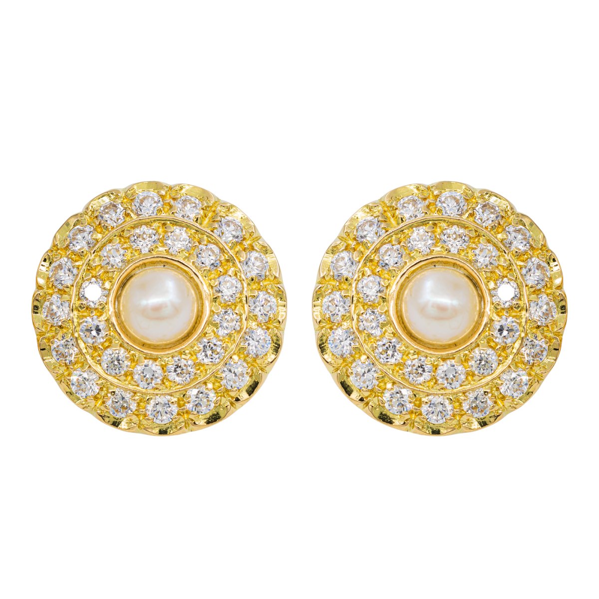 Boucles d'oreilles Or jaune Diamant - Castafiore