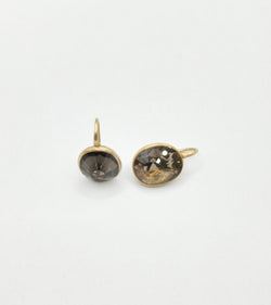 Boucles d'oreilles POMELLATO "Arabesques", en or rose et quartz - Castafiore