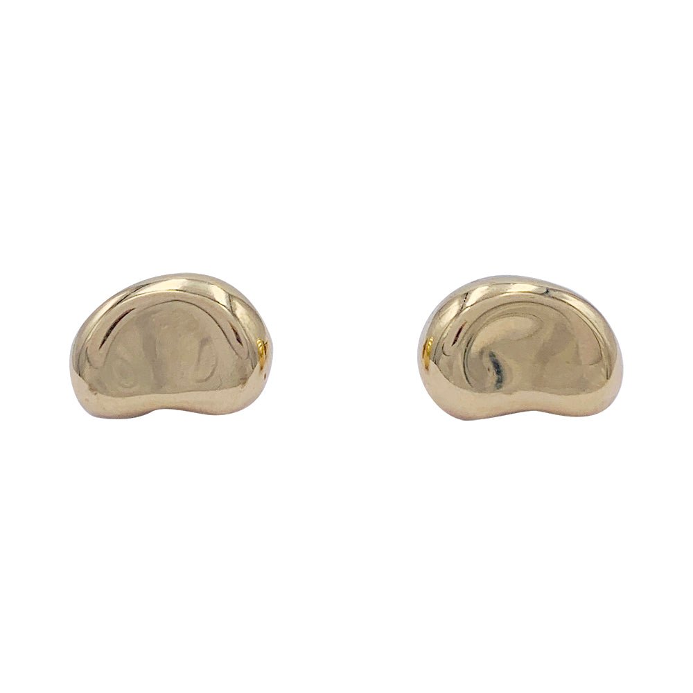 Boucles d'oreilles Tiffany & Co. x Elsa Peretti, "Bean Design", or jaune - Castafiore