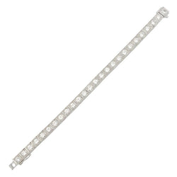 Bracelet ancien diamants, platine - Castafiore
