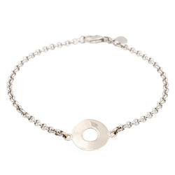 Bracelet Arthus Bertrand pastille en or blanc - Castafiore