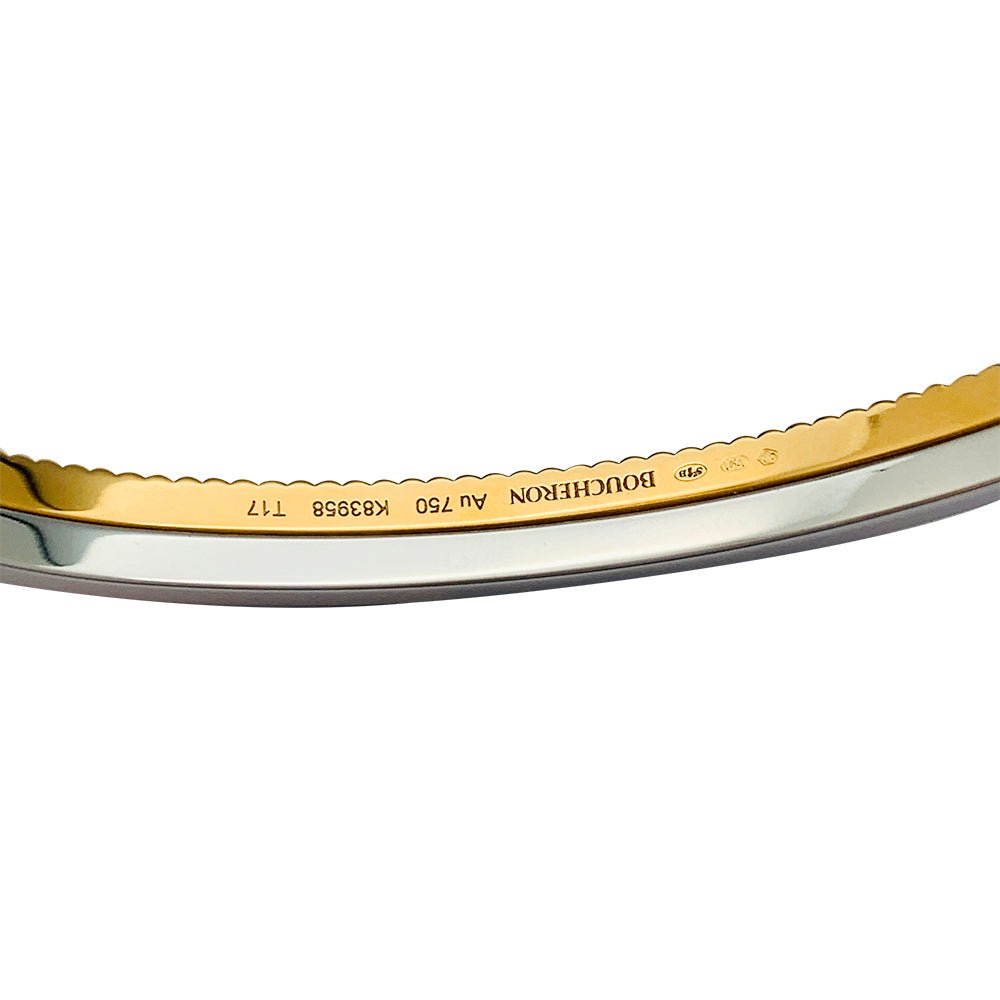 Bracelet Boucheron, "Quatre Radiant" , en or jaune, blanc et diamants - Castafiore