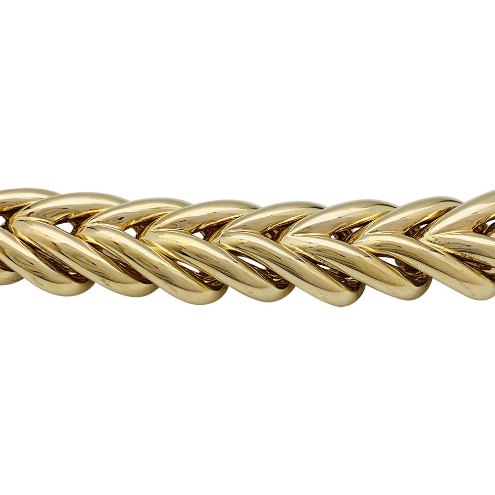 Bracelet BOUCHERON "Tressé" en or jaune - Castafiore
