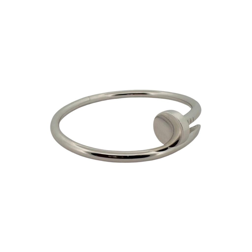 Bracelet CARTIER Juste un clou en or blanc - Castafiore