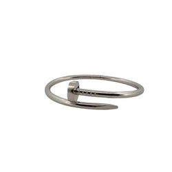 Bracelet CARTIER Juste un clou en or blanc - Castafiore