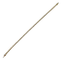 Bracelet Cartier ligne en or jaune serti de diamants - Castafiore
