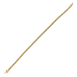 Bracelet Cartier ligne en or jaune serti de diamants - Castafiore